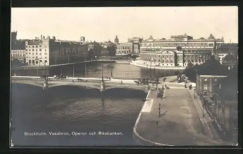 AK Stockholm, Vasabron, Operan och Riksbanken