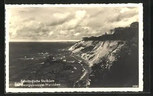 AK Georgenswalde-Warnicken, Samländische Steilküste