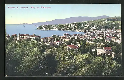 AK Rapallo, Riviera di Levante, Panorama