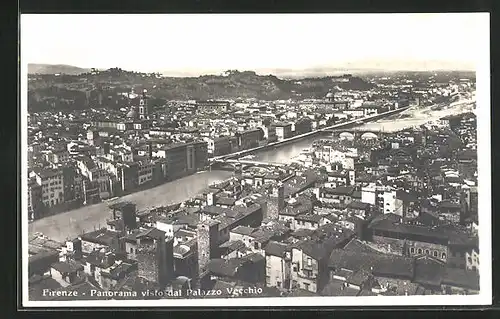 AK Firenze, Panorama visto dal Palazzo Vecchio