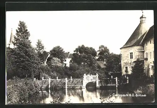 AK Gallspach, Teilansicht vom Schloss