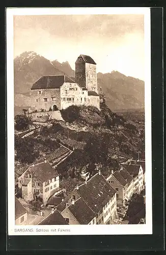 AK Sargans, Schloss mit Falknis