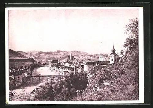 AK Steyr, Teilansicht mit Brücke