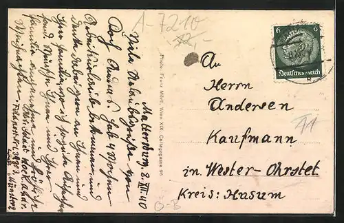 AK Mattersburg /N.-D., Schloss Forchtenstein, Strassenpartie mit Geschäft, Teilansicht