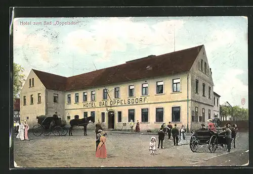 AK Oppelsdorf, Hotel zum Bad Oppelsdorf