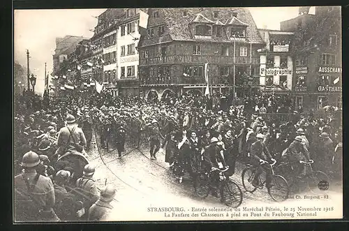 AK Strasbourg, Entrée solennelle du Maréchal Pétain