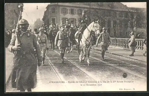 AK Strasbourg, Entrée du Général Gouraud