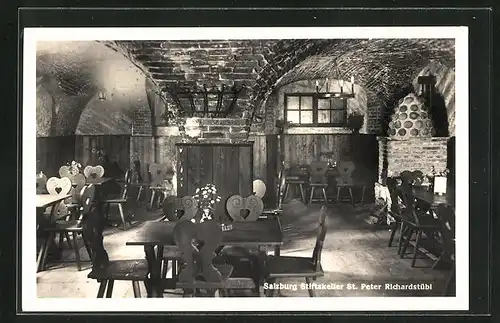 AK Salzburg, Stiftskeller St. Peter Richardstübl