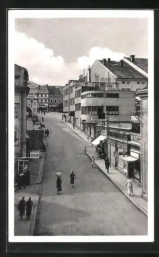 AK Valasske Mezirici, Strassenpartie im Zentrum