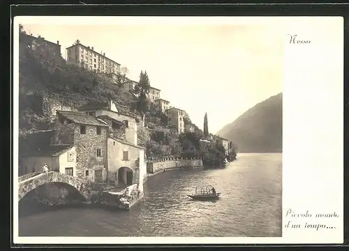 AK Nesso, Ortspartie am Ufer