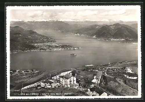 AK Mottarone, Blick über den Lago Maggiore