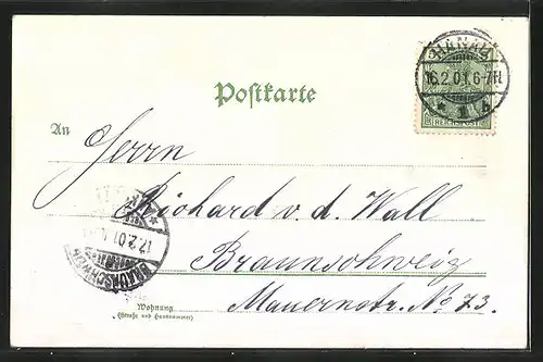 Lithographie Hanau, Wilhelmsbad, Kaserne