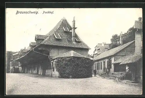 AK Braunschweig, Strasseneck am Packhof