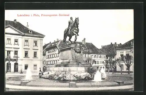 AK Landau i. Pfalz, Prinzregenten-Denkmal