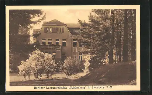 AK Sternberg, Berliner Lungenheilstätte Schöneberg