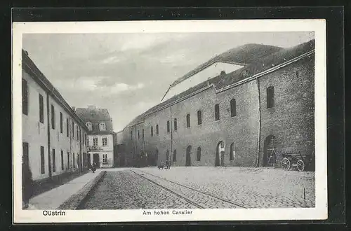 AK Cüstrin / Kostrzyn, Am hohen Cavalier
