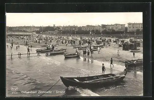 AK Zinnowitz, Blick zum Strand