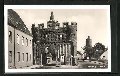 AK Jüterbog, Blick zum Dammtor