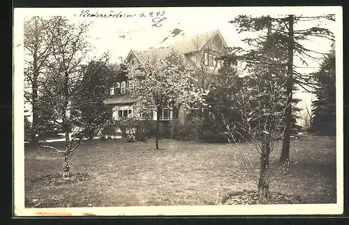 Foto-AK Niederrödern, Bundeserholungsheim