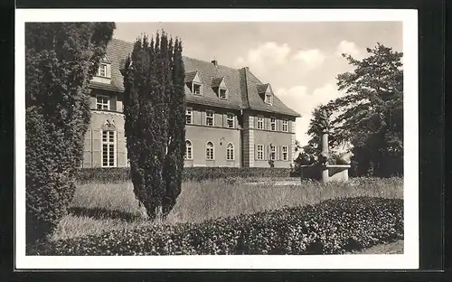 AK Graal-Müritz i. M., Genesungsheim der VAB Berlin, Gartenseite