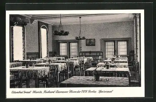 AK Graal-Müritz, Richard-Assmann-Heim der VAB Berlin, Speisesaal