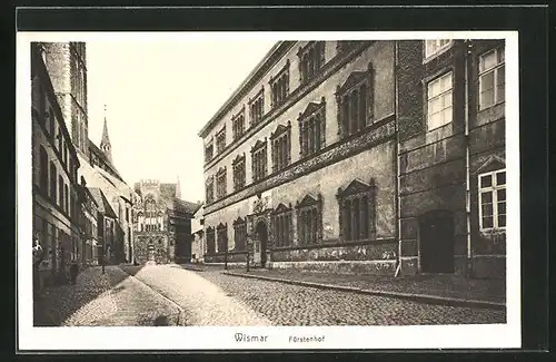 AK Wismar i. M., am Fürstenhof