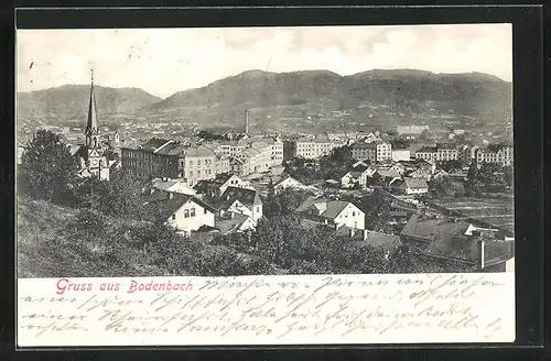 AK Tetschen-Bodenbach / Decin, Totalansicht