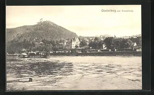 AK Tetschen-Bodenbach / Decin, Quaderberg und Villenviertel