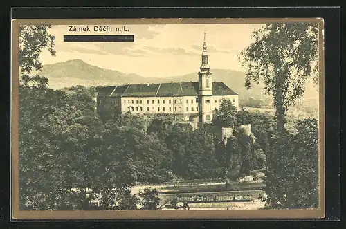 AK Tetschen-Bodenbach / Decin, Zámek