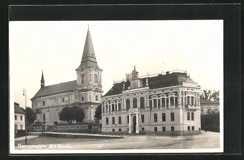 AK Georgswalde, am Markt