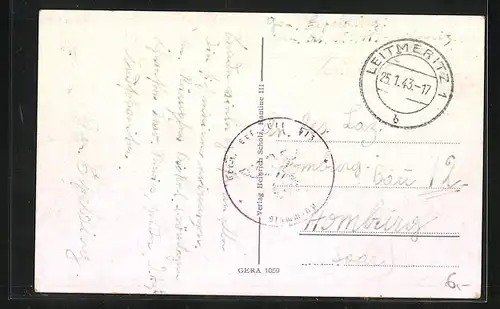 AK Leitmeritz / Litomerice, Ortspartie