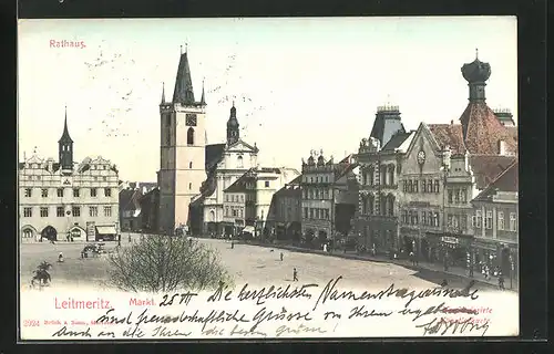 AK Leitmeritz / Litomerice, Markt