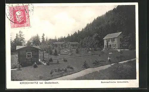 AK Krochwitz bei Bodenbach, Gasthaus Immenheim