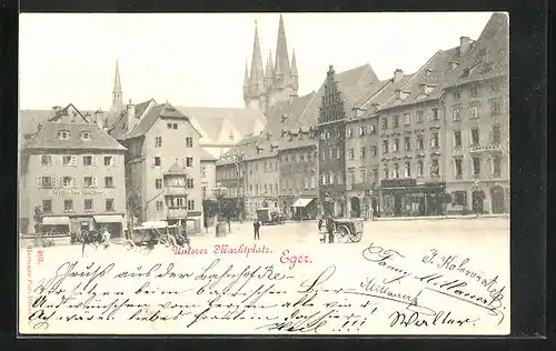 AK Eger, Unterer Marktplatz