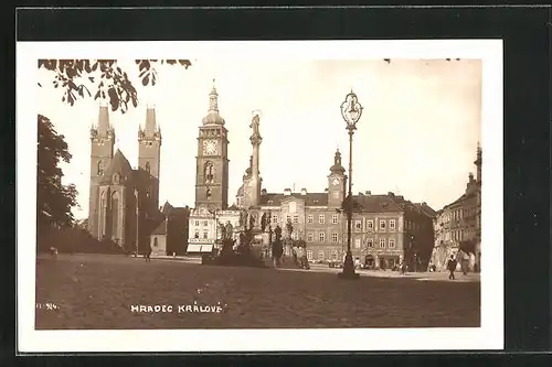 AK Königgrätz / Hradec Kralove, Námesti