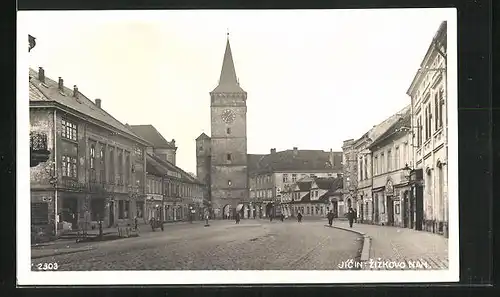 AK Jitschin / Gitschin / Jicin, Zizkovo Nám.