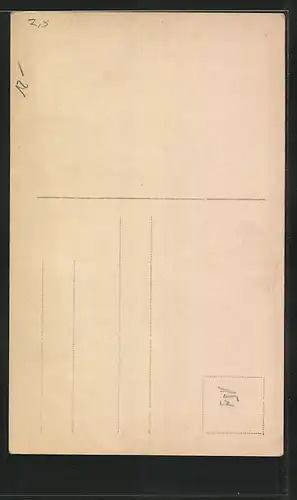 AK Opernsängerin Claire Dux im langen Kleid