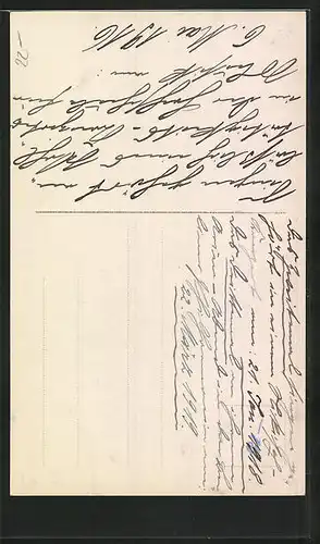 AK Opernsängerin Claire Dux im weissen Kleid