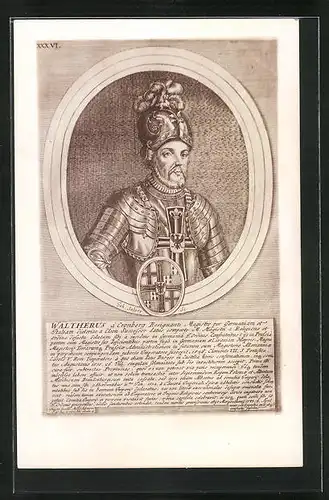 AK Portrait von Waltherus, Reformation