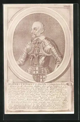 AK Portrait von Ioannes Casparus, Reformation
