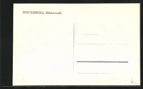 AK Winterberg / Böhmerwald, Gesamtansicht