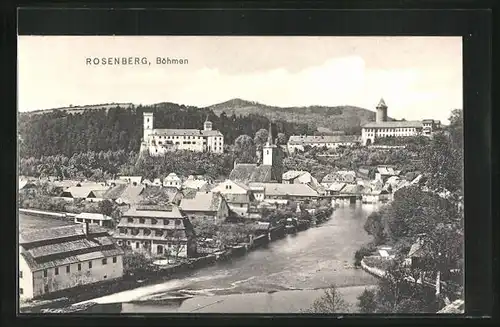 AK Rosenberg / Böhmen, Totalansicht