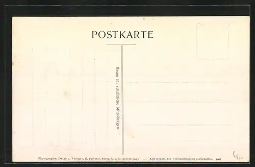 AK Rosenberg, Blick auf das Schloss