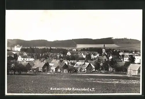 Foto-AK Heinersdorf a. T., Panorama