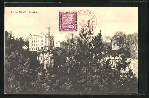 AK Hruba Skala, Pensionat