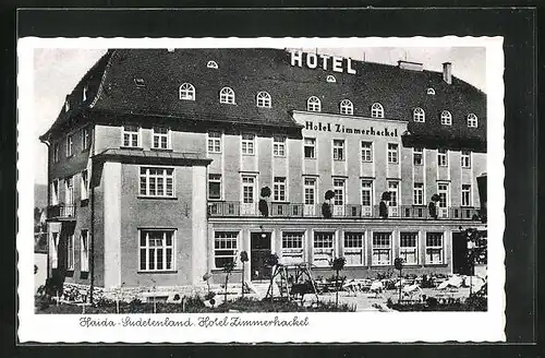 AK Haida /Sudetenland, Hotel Zimmerhackel