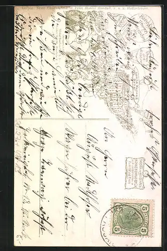 AK Kinderpaar am Osterei mit Osterküken