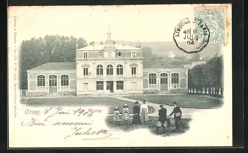 AK Orsay, La Mairie, Facade