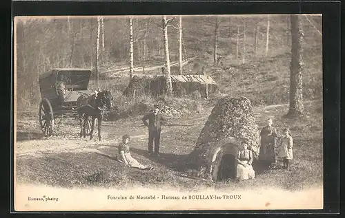 AK Boullay-les-Troux, Fontaine de Montabe - Hameau
