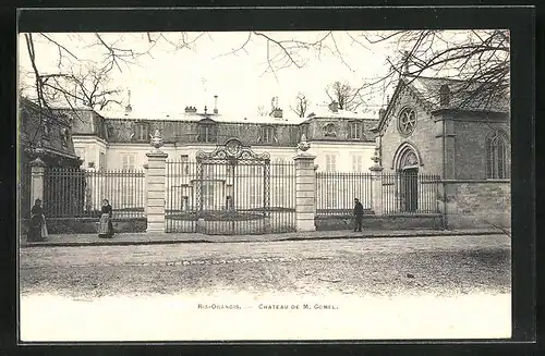 AK Ris-Orangis, Chateau de M. Gomel, Facade